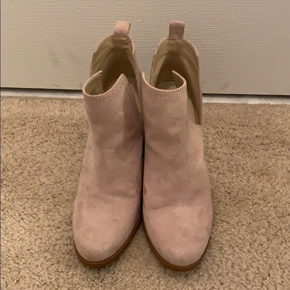 Beige Ankle Boots 8.5